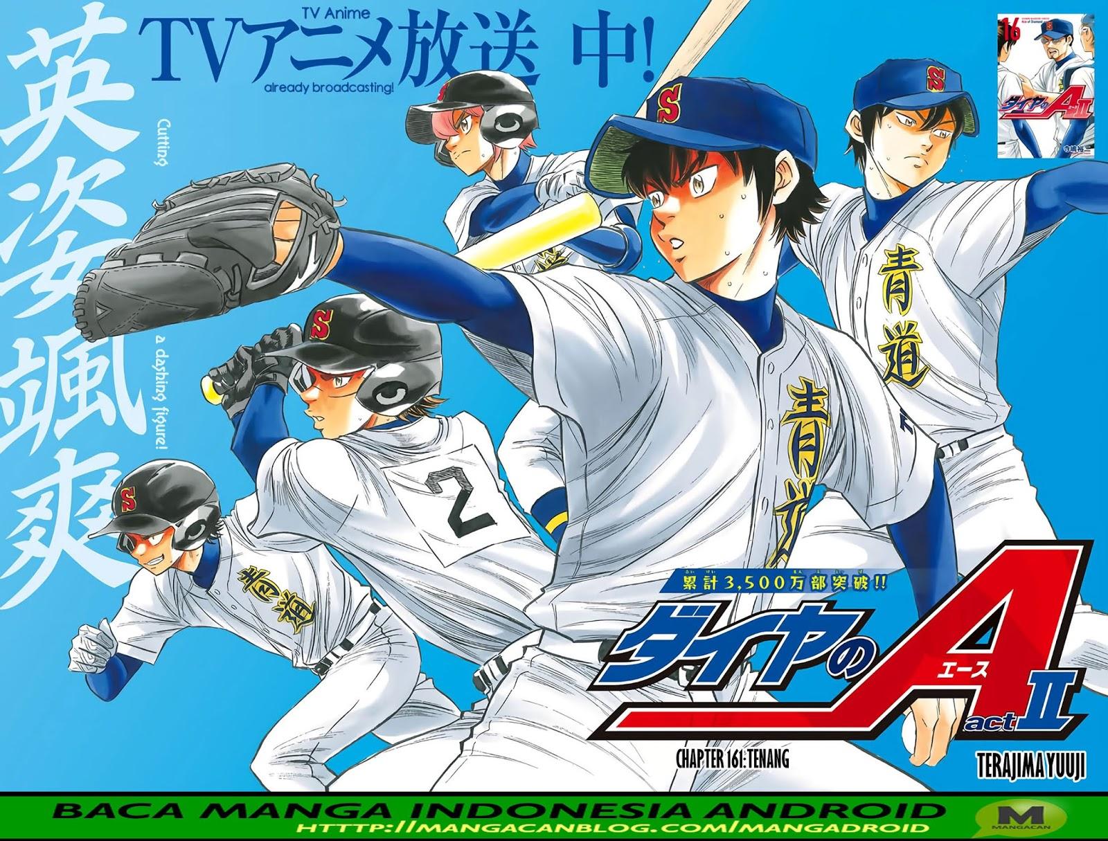 Diamond no Ace Act 2 Chapter 161 Bahasa Indonesia