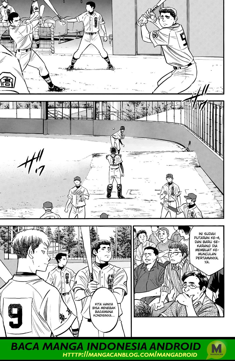 Diamond no Ace Act 2 Chapter 161 Bahasa Indonesia