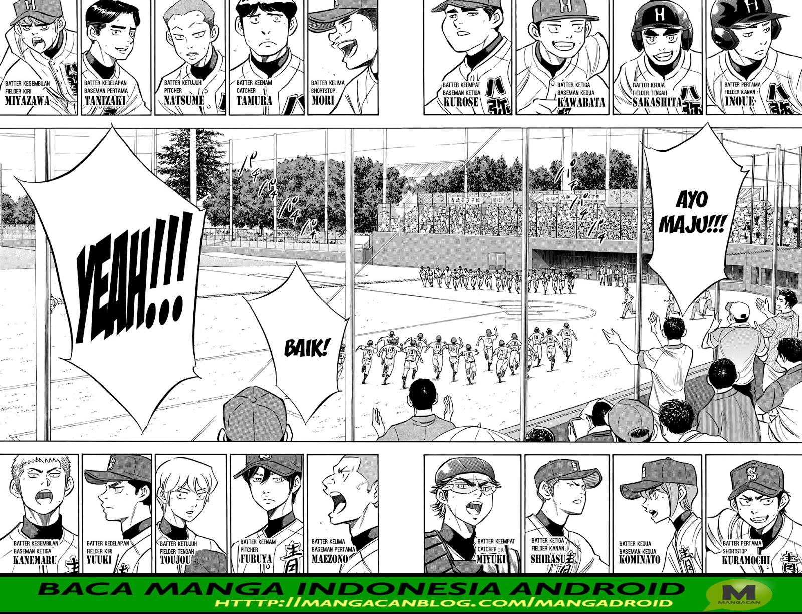 Diamond no Ace Act 2 Chapter 161 Bahasa Indonesia