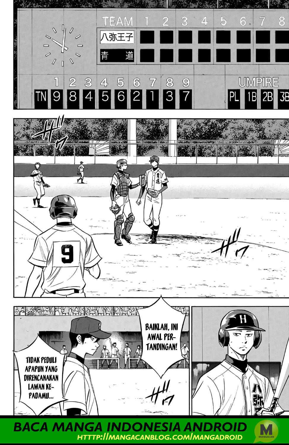 Diamond no Ace Act 2 Chapter 161 Bahasa Indonesia