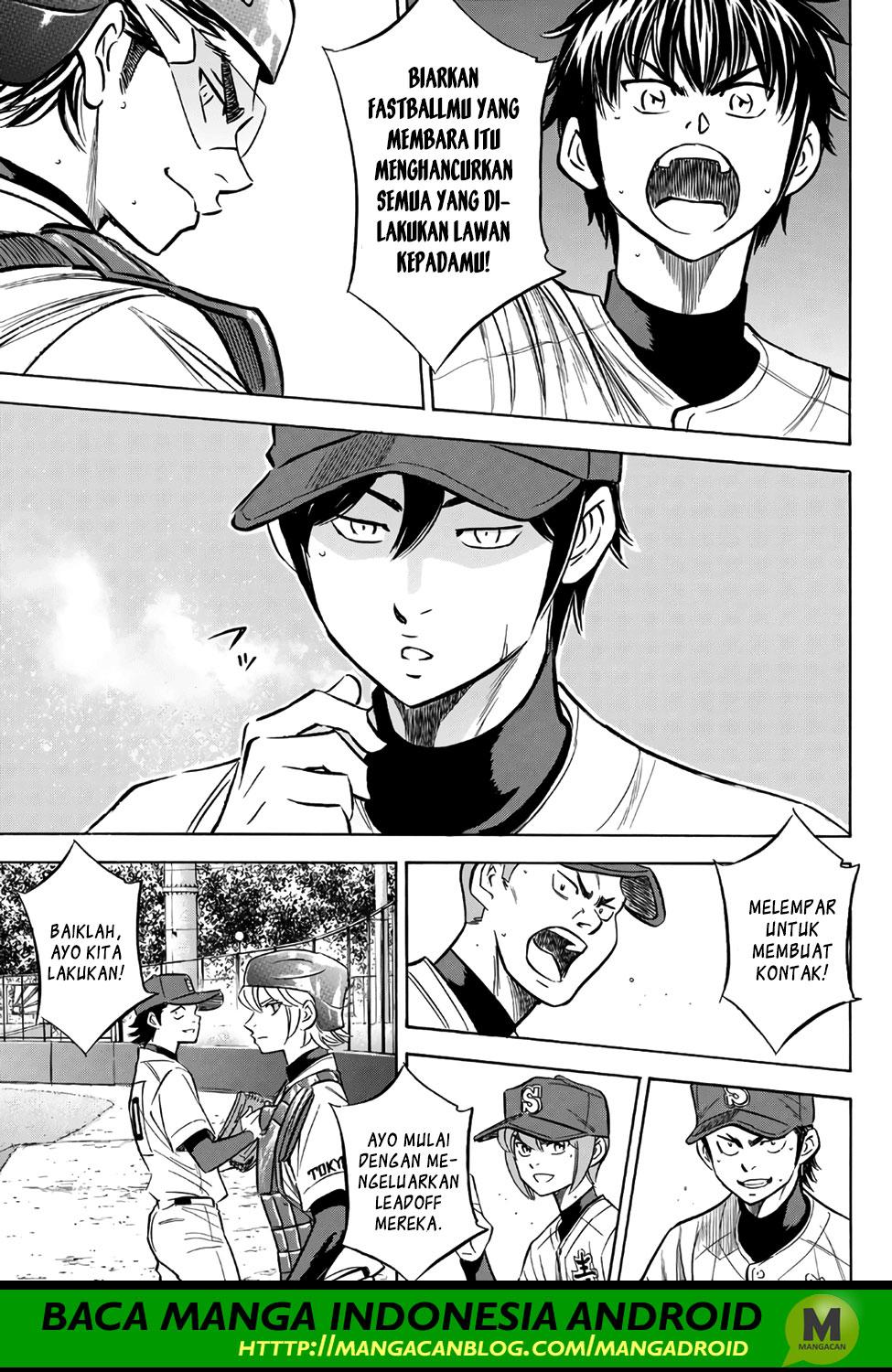 Diamond no Ace Act 2 Chapter 161 Bahasa Indonesia