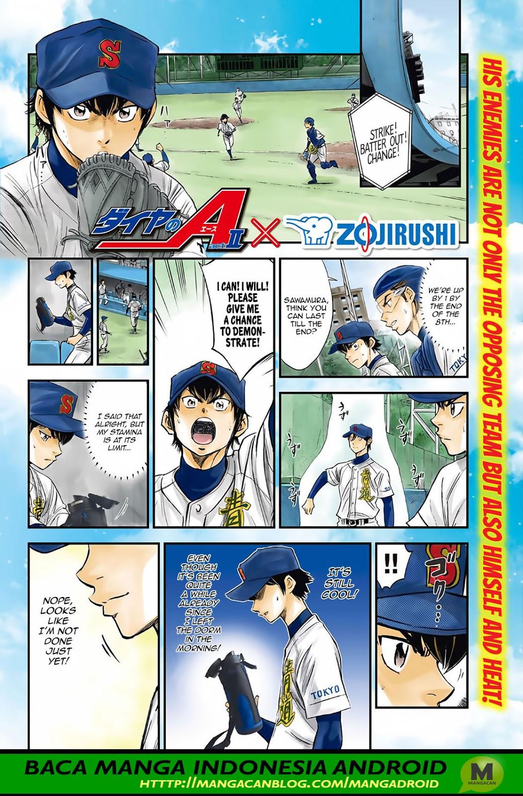 Diamond no Ace Act 2 Chapter 161 Bahasa Indonesia
