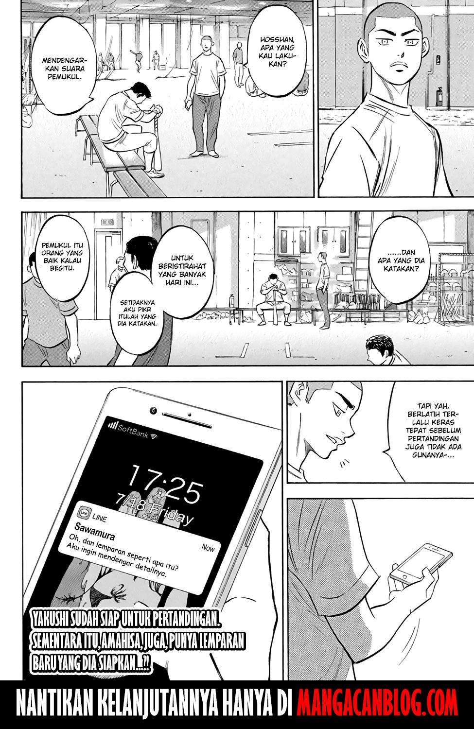 Diamond no Ace Act 2 Chapter 170 Bahasa Indonesia