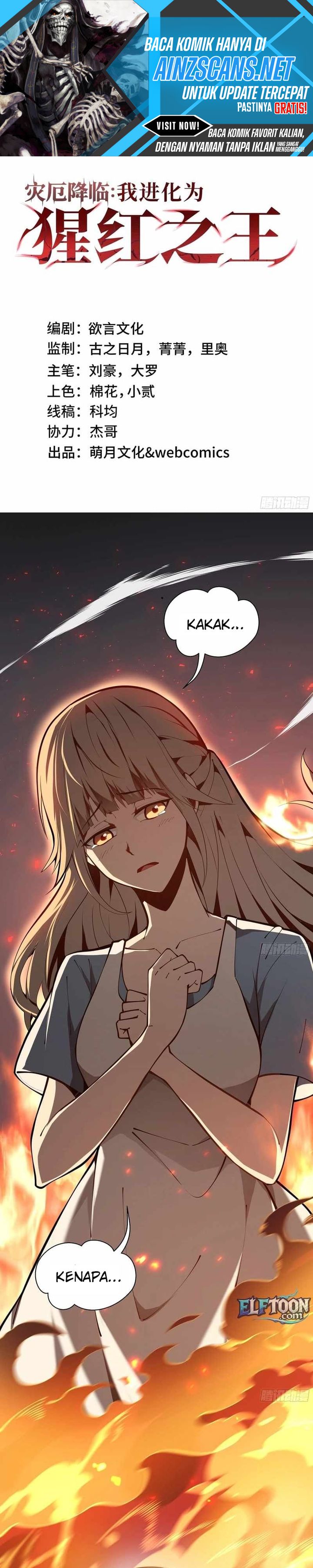 Disaster Comes: I Evolve Into the Crimson King Chapter 03 Bahasa Indonesia