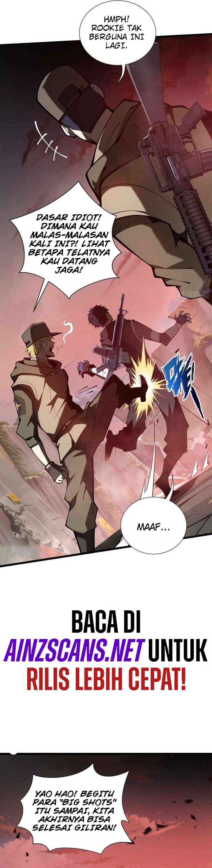 Disaster Comes: I Evolve Into the Crimson King Chapter 03 Bahasa Indonesia