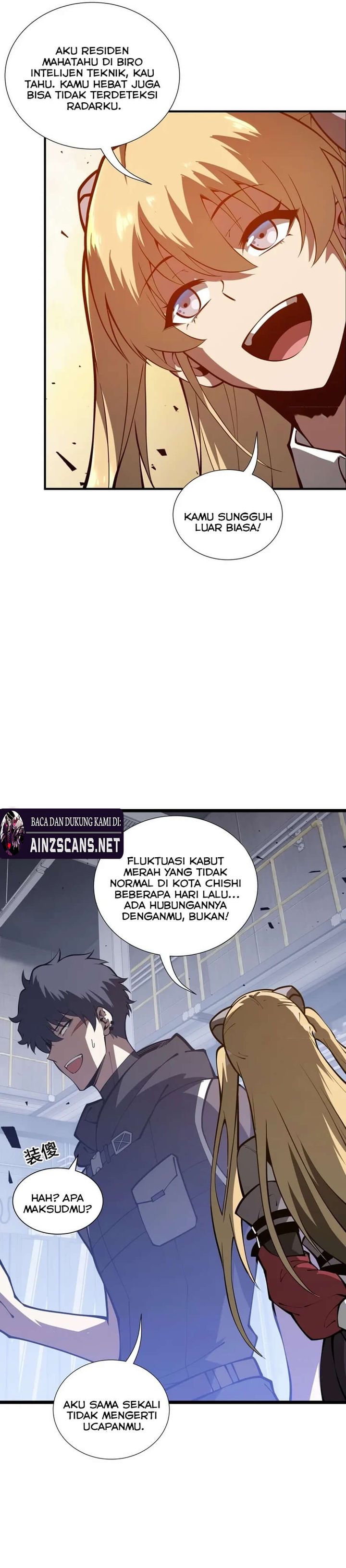 Disaster Comes: I Evolve Into the Crimson King Chapter 10 Bahasa Indonesia