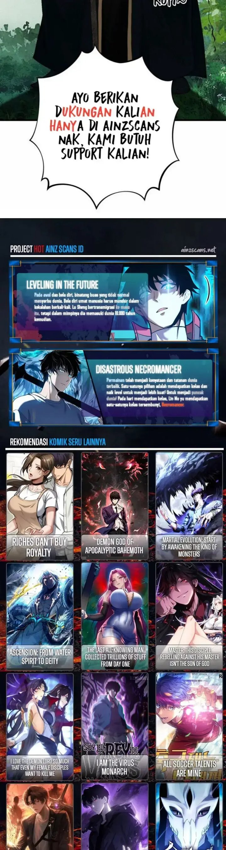 Disastrous Necromancer chapter 172