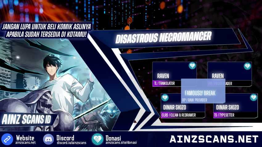 Disastrous Necromancer Chapter 195 Bahasa Indonesia