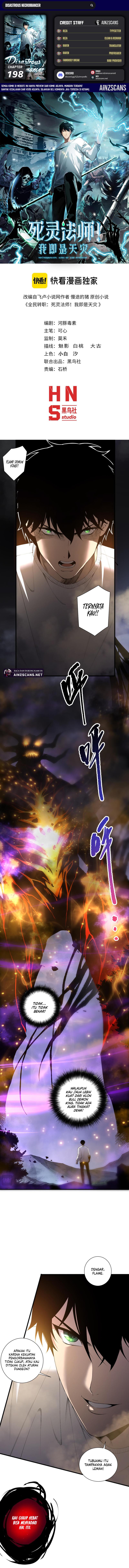 Disastrous Necromancer Chapter 198 Bahasa Indonesia