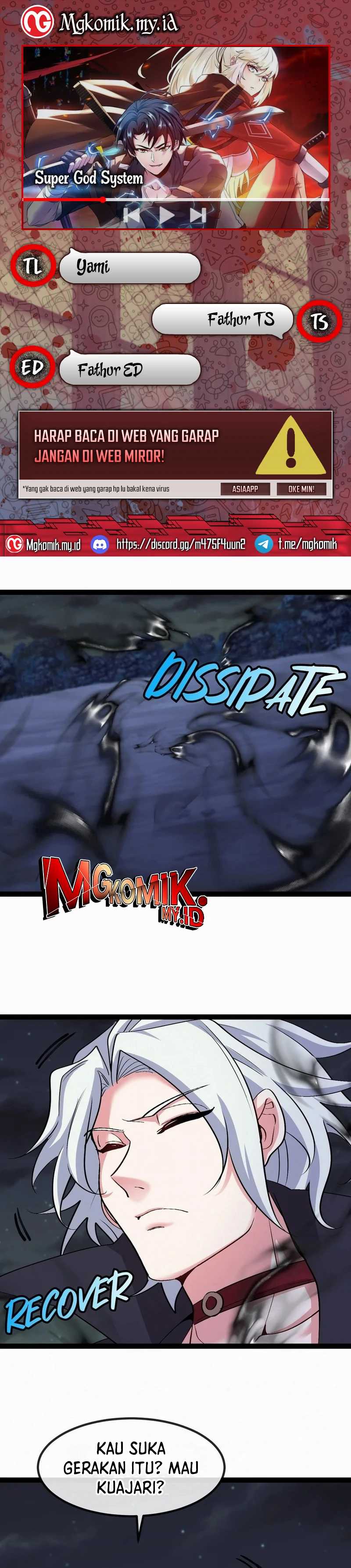 Divine Leveling System Chapter 127 Bahasa Indonesia