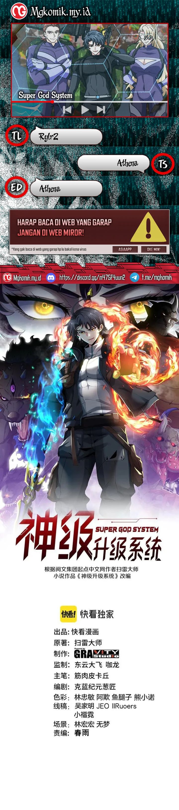 Divine Leveling System Chapter 179 Bahasa Indonesia