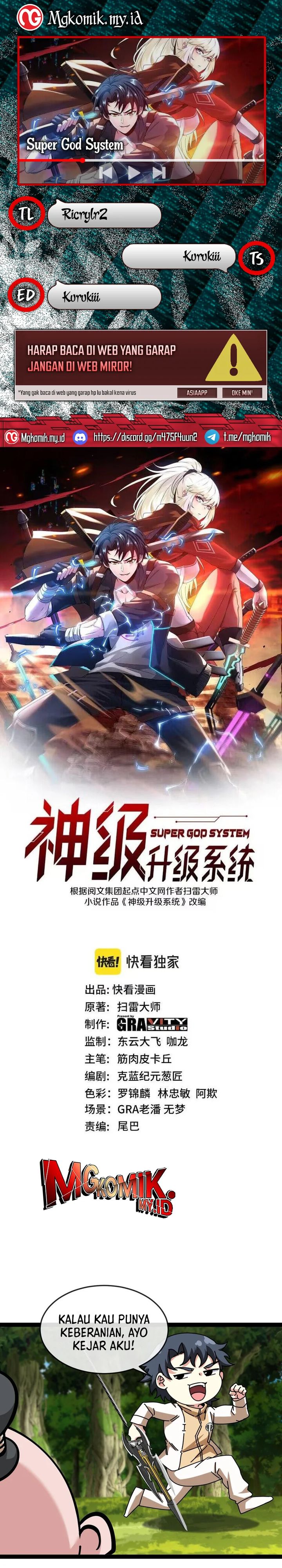 Divine Leveling System Chapter 184 Bahasa Indonesia