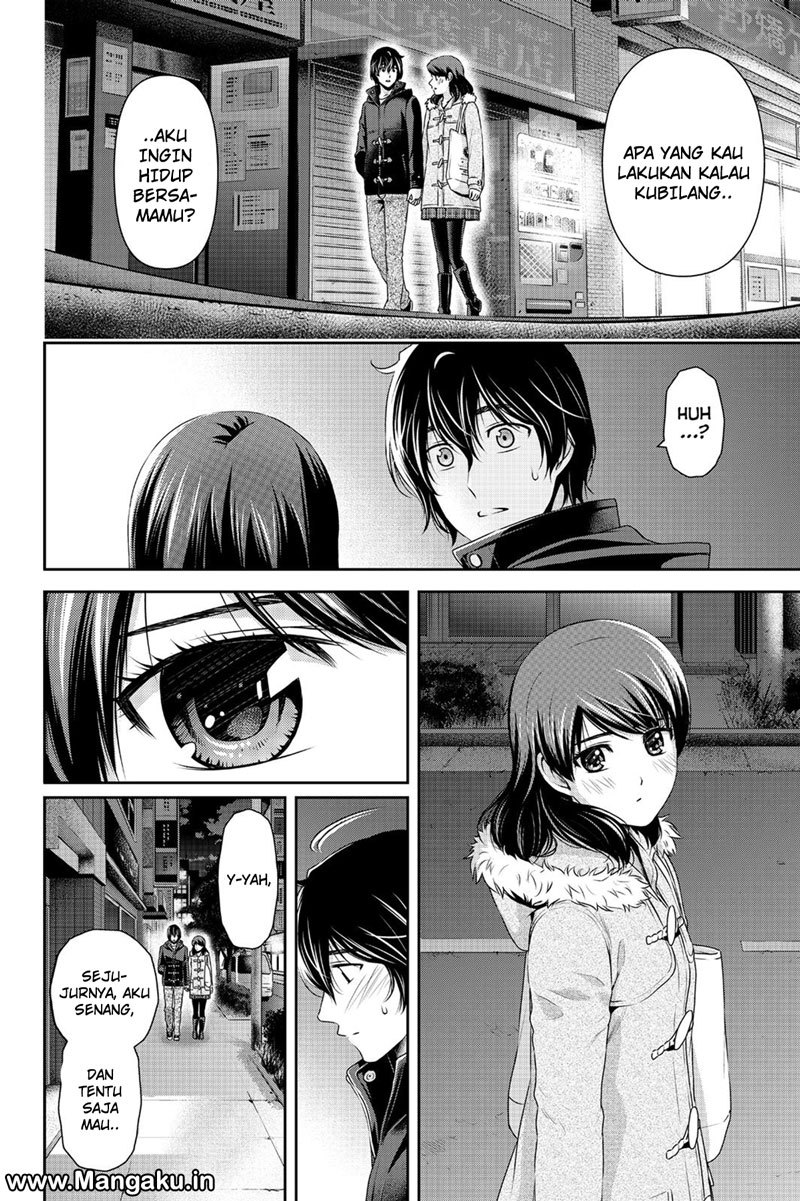 Domestic na Kanojo Chapter 135 Bahasa Indonesia