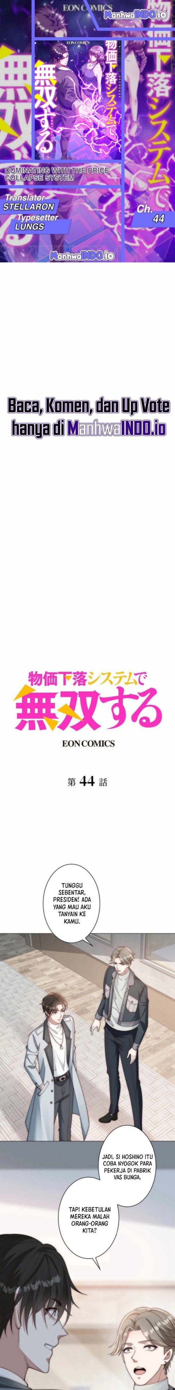 Dominating with the Price Collapse System Chapter 44 Bahasa Indonesia