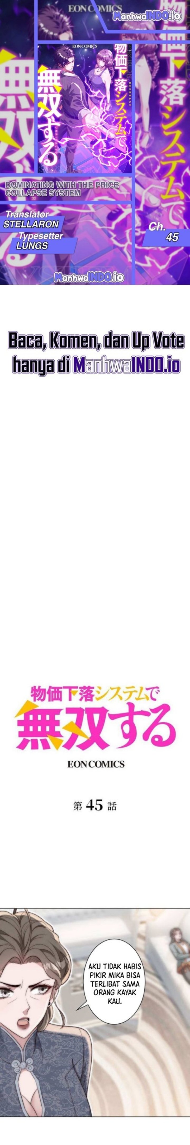 Dominating with the Price Collapse System Chapter 45 Bahasa Indonesia