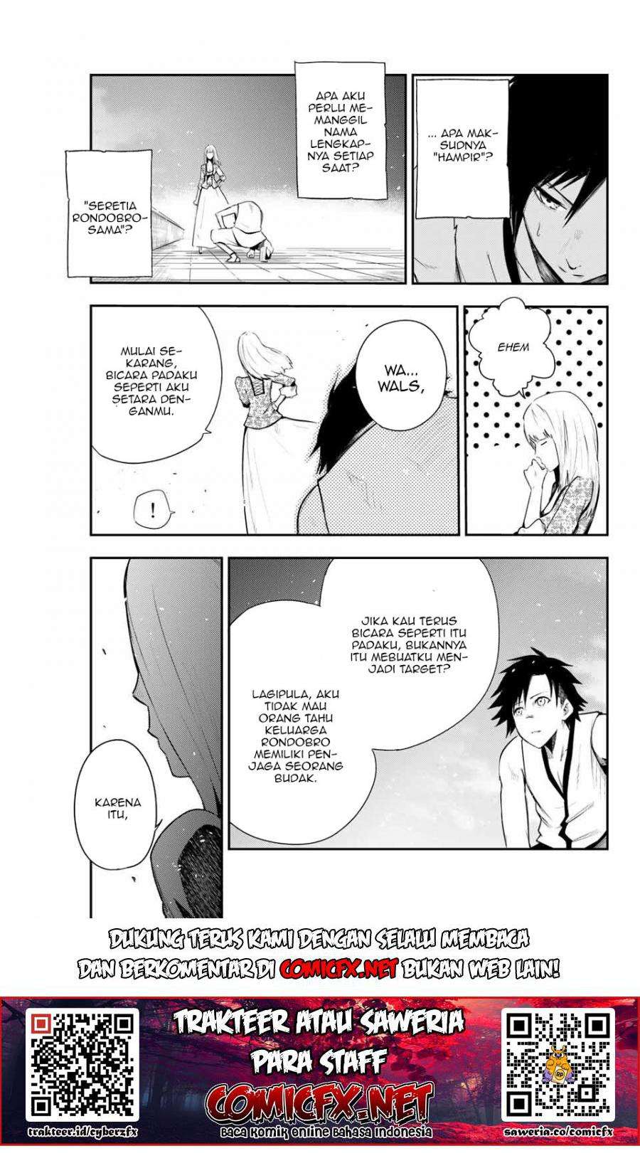 Dorei Tensei: Sono Dorei, Saikyou no Moto Ouji ni Tsuki Chapter 03.2 Bahasa Indonesia