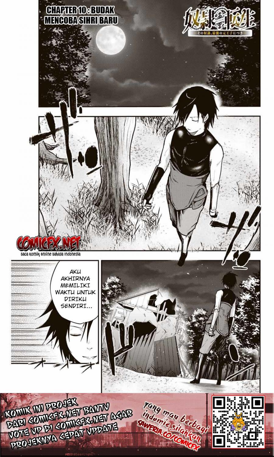 Dorei Tensei: Sono Dorei, Saikyou no Moto Ouji ni Tsuki Chapter 11 Bahasa Indonesia