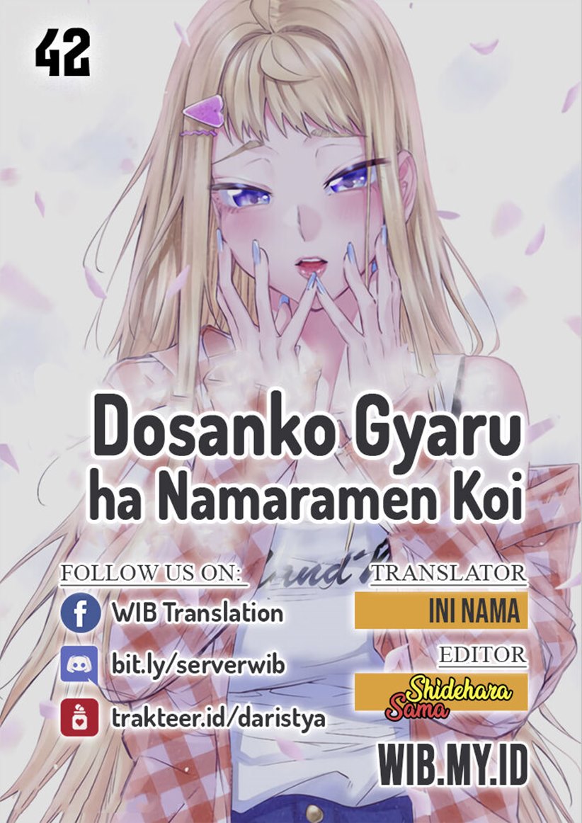 Dosanko Gyaru Is Mega Cute Chapter 42 Bahasa Indonesia