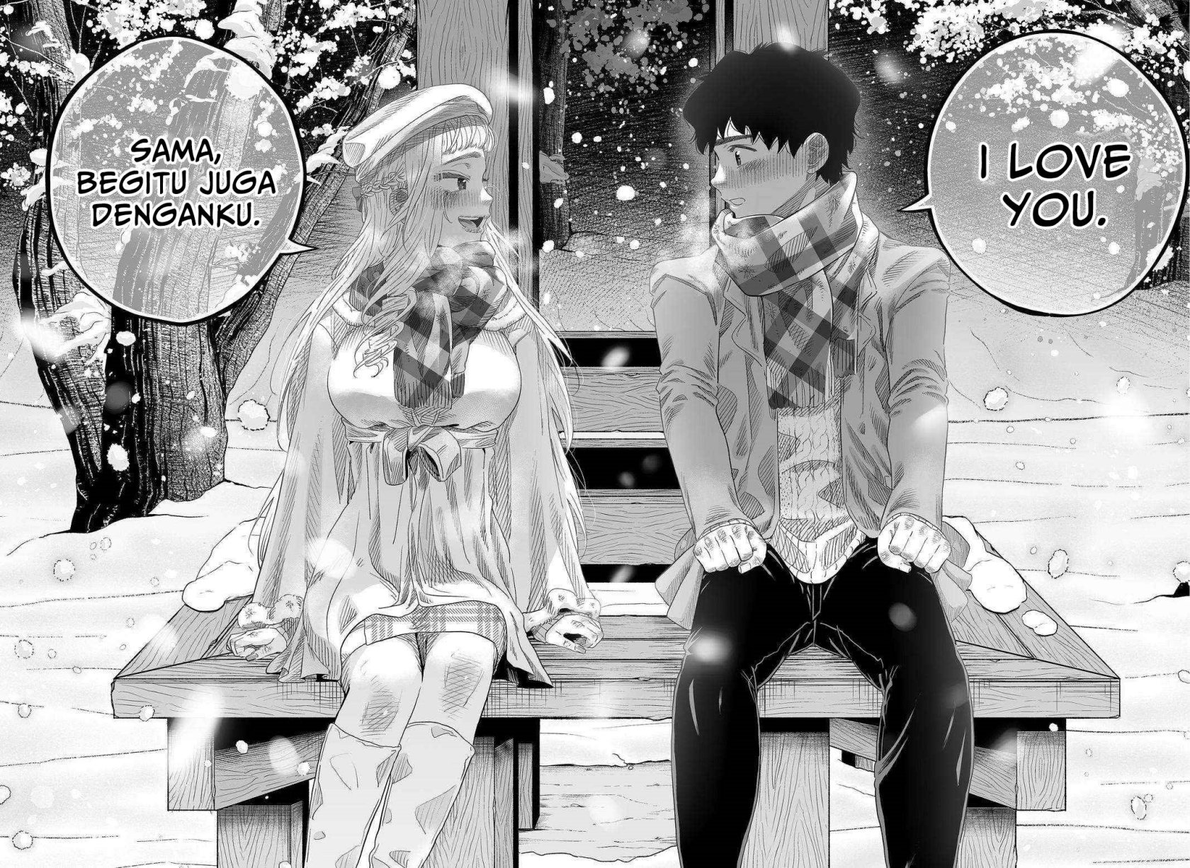 Dosanko Gyaru Is Mega Cute Chapter 100.2 Bahasa Indonesia