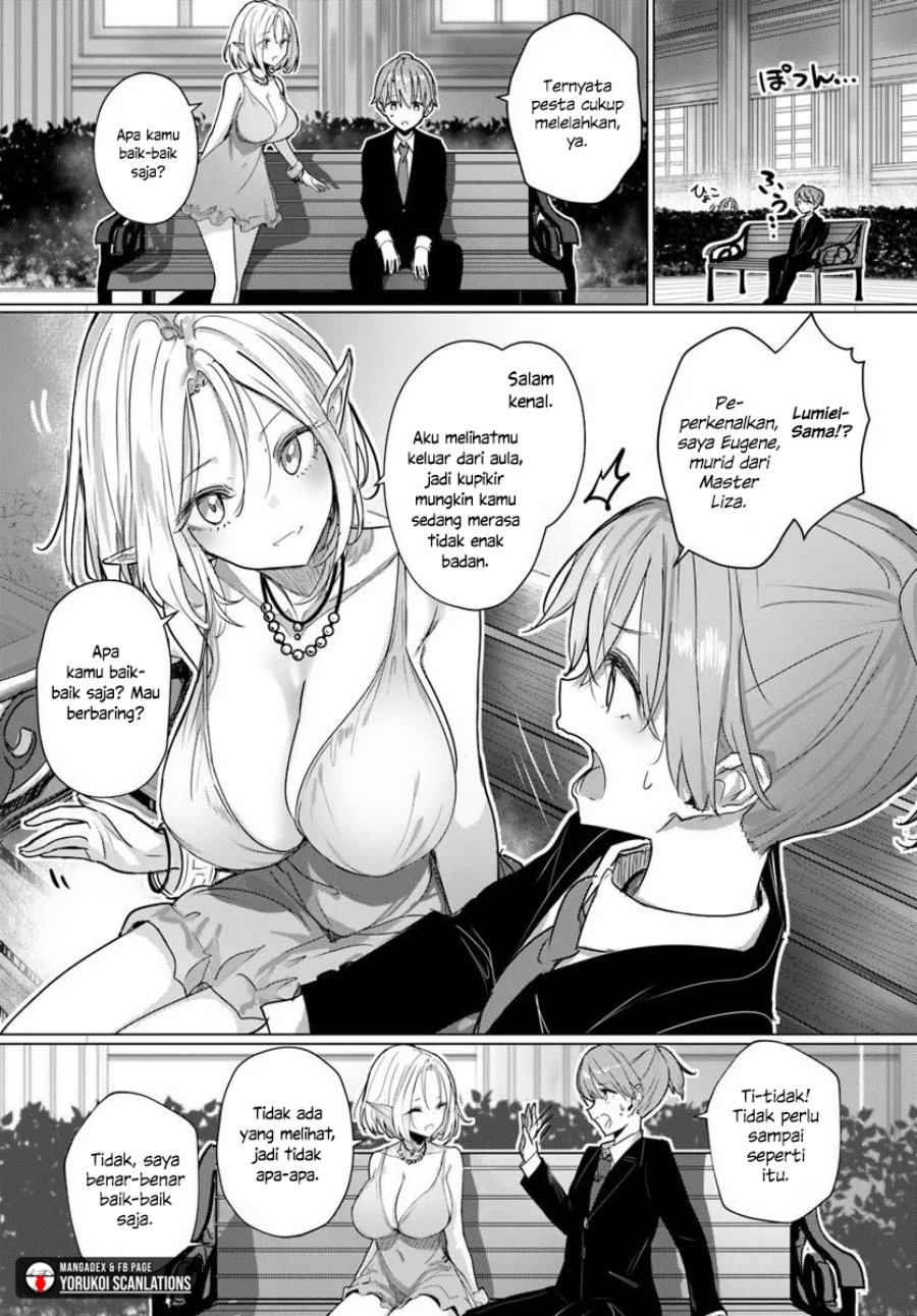 Doukyo Shiteiru Kensei no Onna Shishou ga Kawaisugite Mainichi Shiawase Desu Chapter 08 Bahasa Indonesia