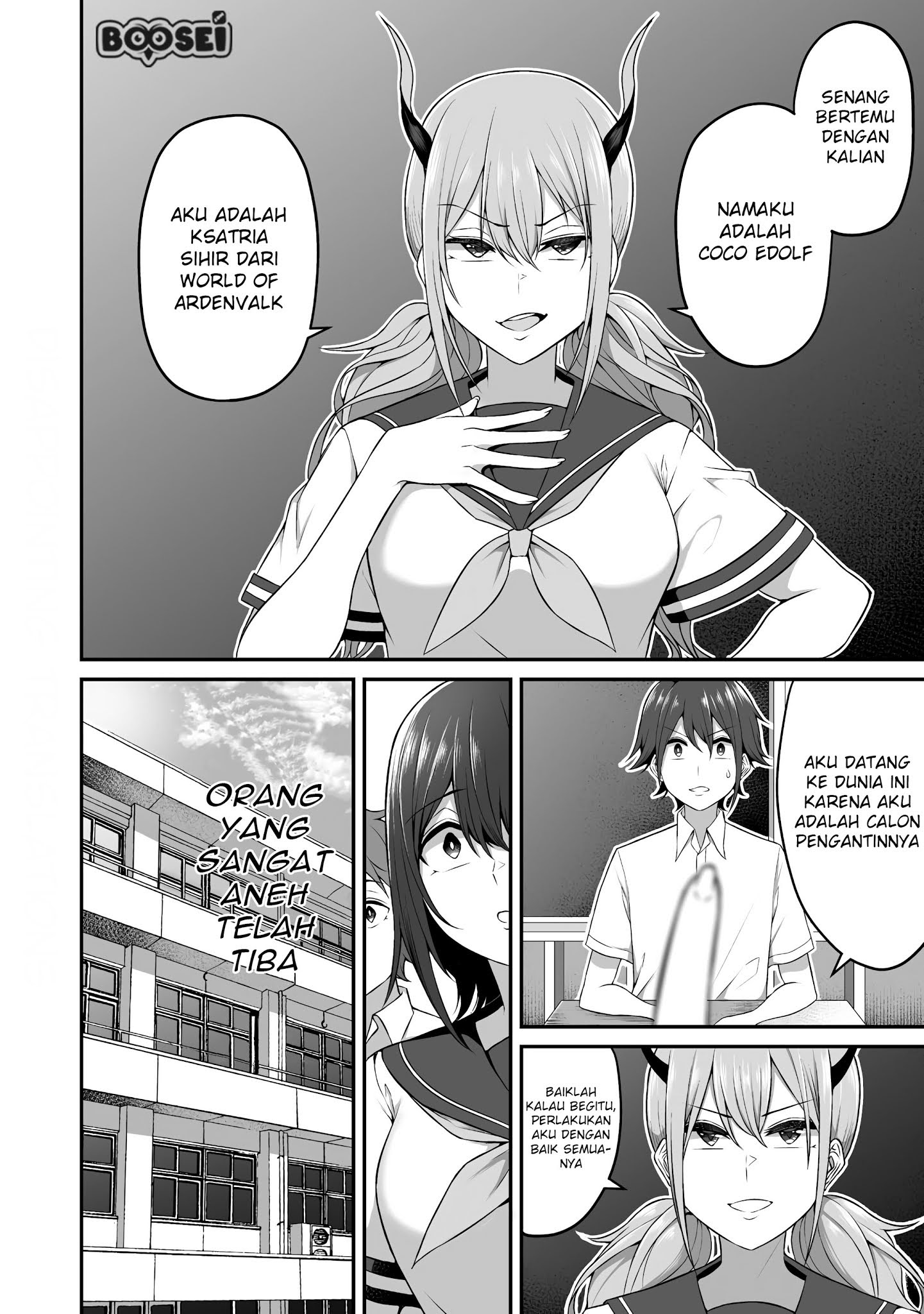 Douyara Boku no Hanayome wa Onna Kishidan na you de. Chapter 04 Bahasa Indonesia