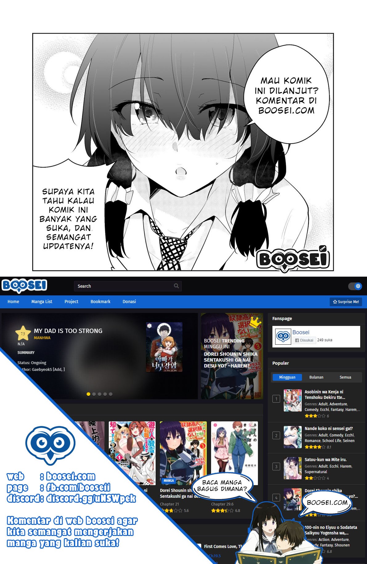 Douyara Boku no Hanayome wa Onna Kishidan na you de. Chapter 04 Bahasa Indonesia