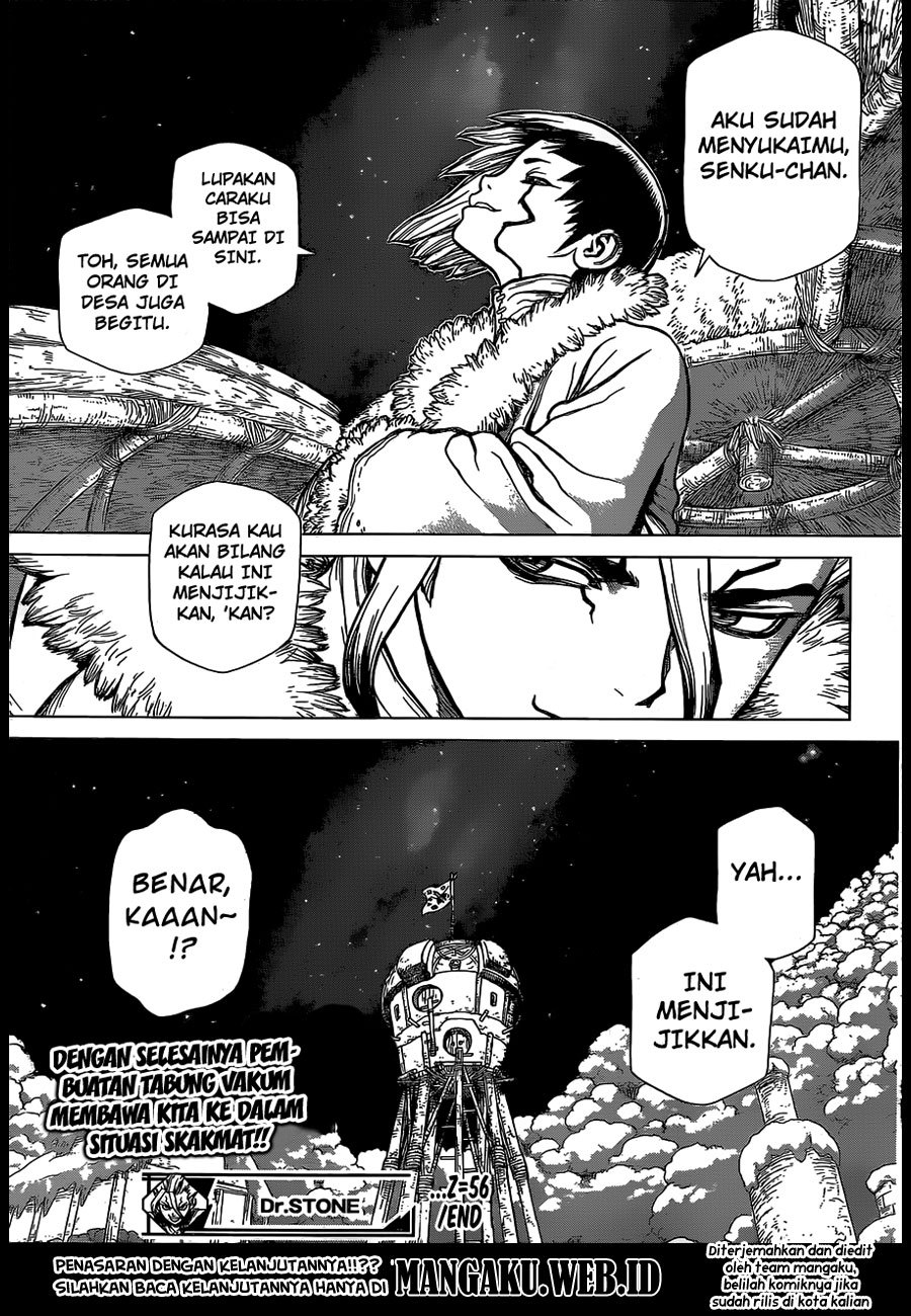 Dr. Stone Chapter 56 Bahasa Indonesia