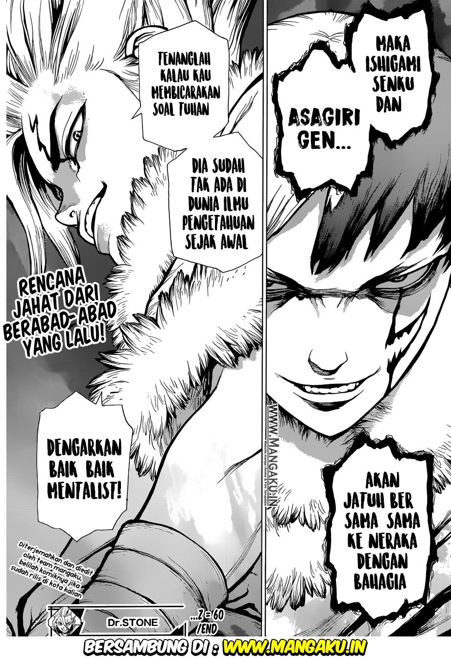 Dr. Stone Chapter 60 Bahasa Indonesia