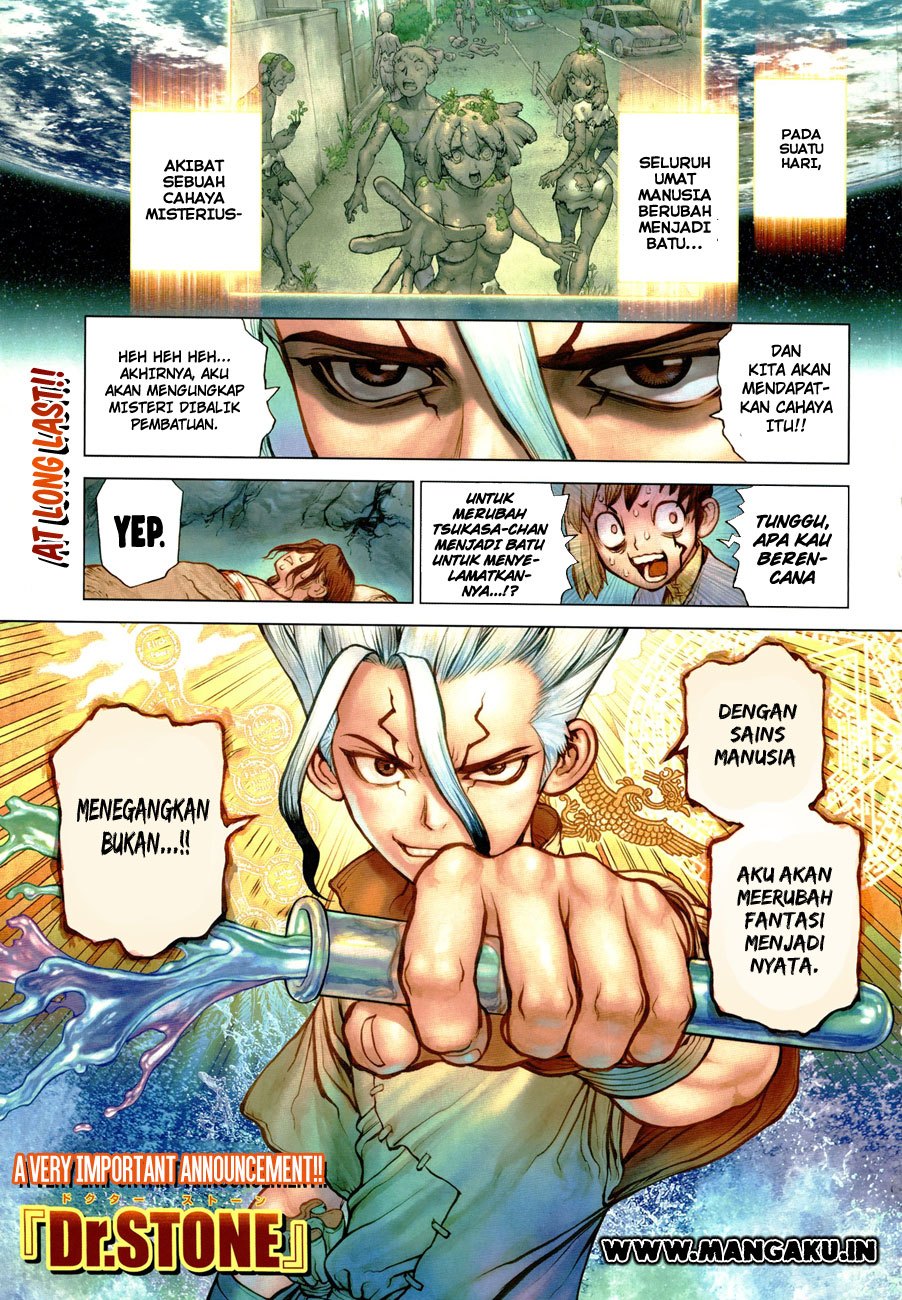 Dr. Stone Chapter 83 Bahasa Indonesia