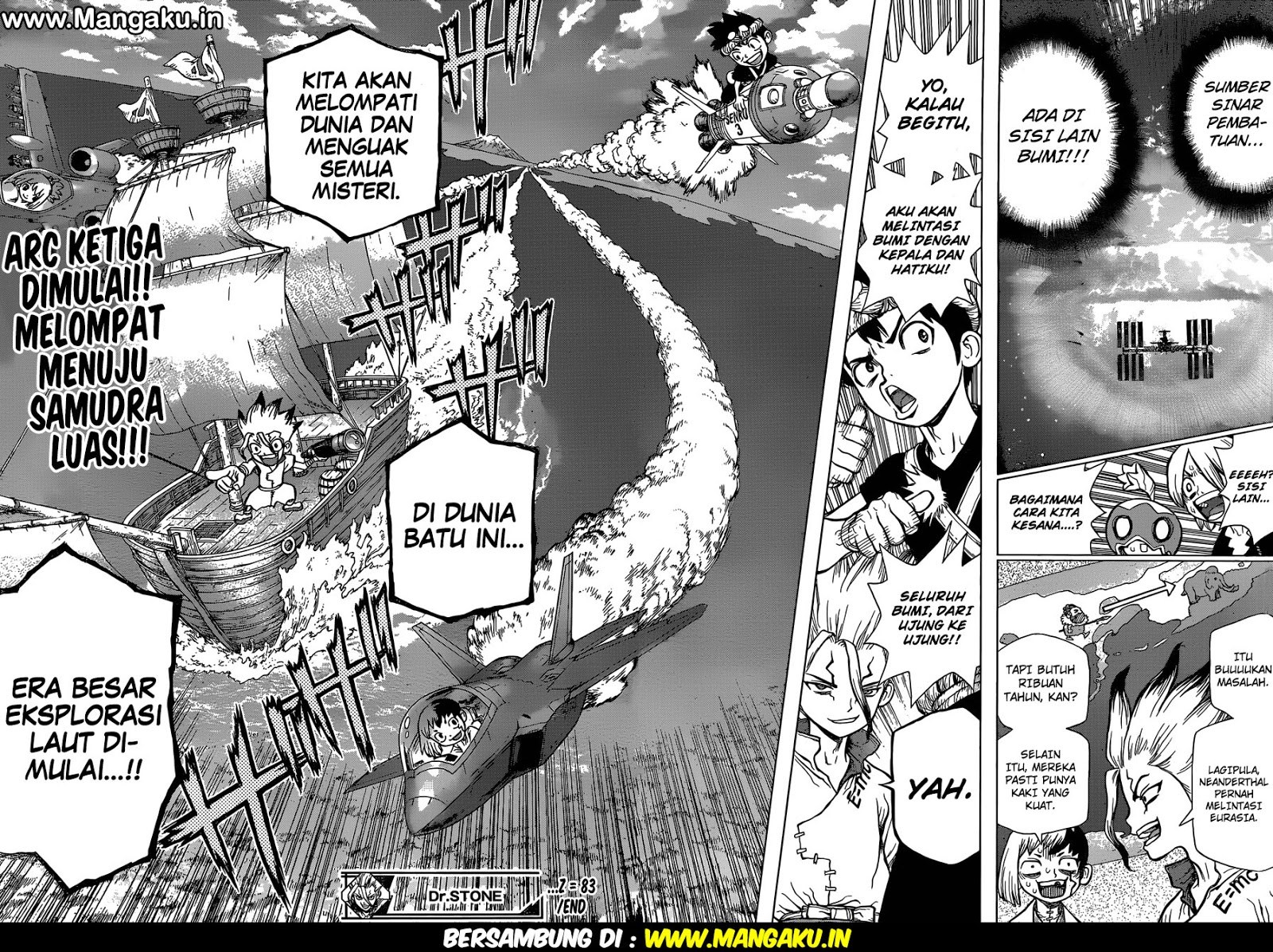 Dr. Stone Chapter 83 Bahasa Indonesia
