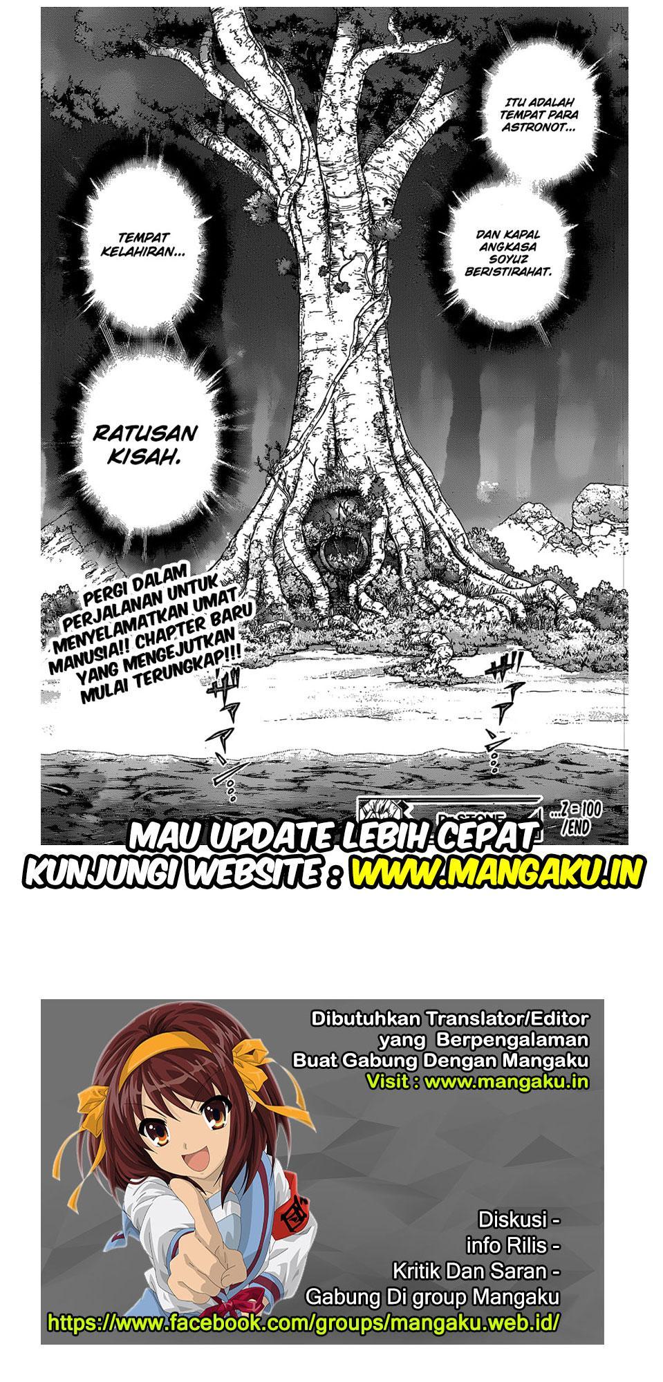 Dilarang COPAS - situs resmi www.mangacanblog.com - Komik dr stone 100 - chapter 100 101 Indonesia dr stone 100 - chapter 100 Terbaru 23|Baca Manga Komik Indonesia|Mangacan