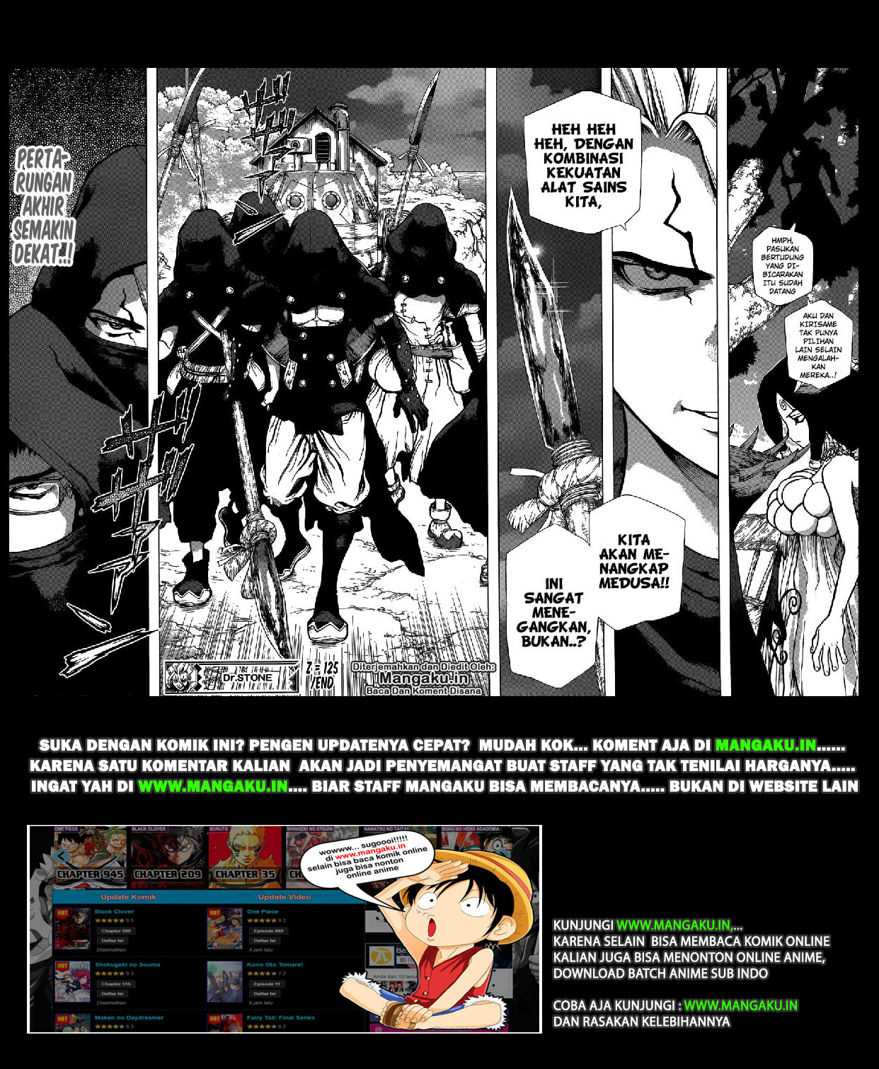 Dr. Stone chapter 125