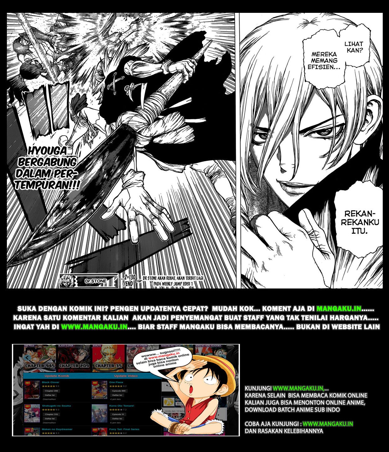 Dilarang COPAS - situs resmi www.mangacanblog.com - Komik dr stone 130 - chapter 130 131 Indonesia dr stone 130 - chapter 130 Terbaru 20|Baca Manga Komik Indonesia|Mangacan