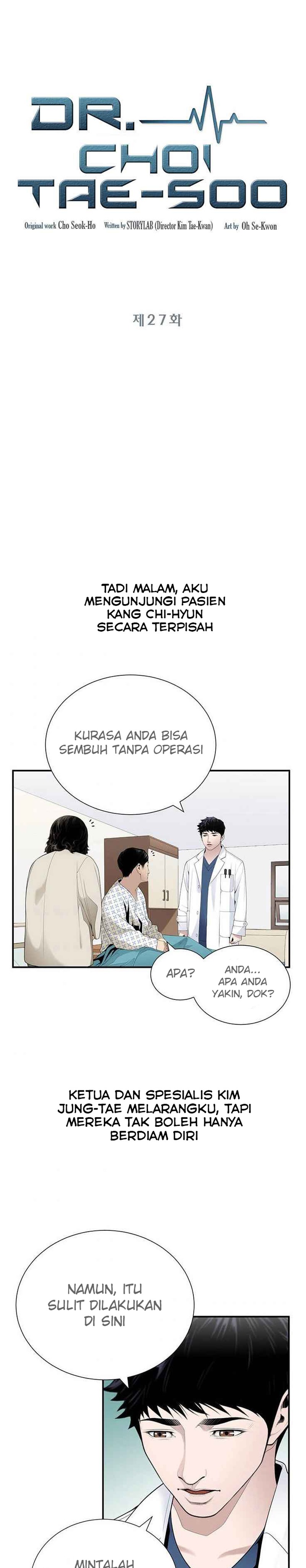 Dr. Choi Tae-Soo Chapter 27 Bahasa Indonesia
