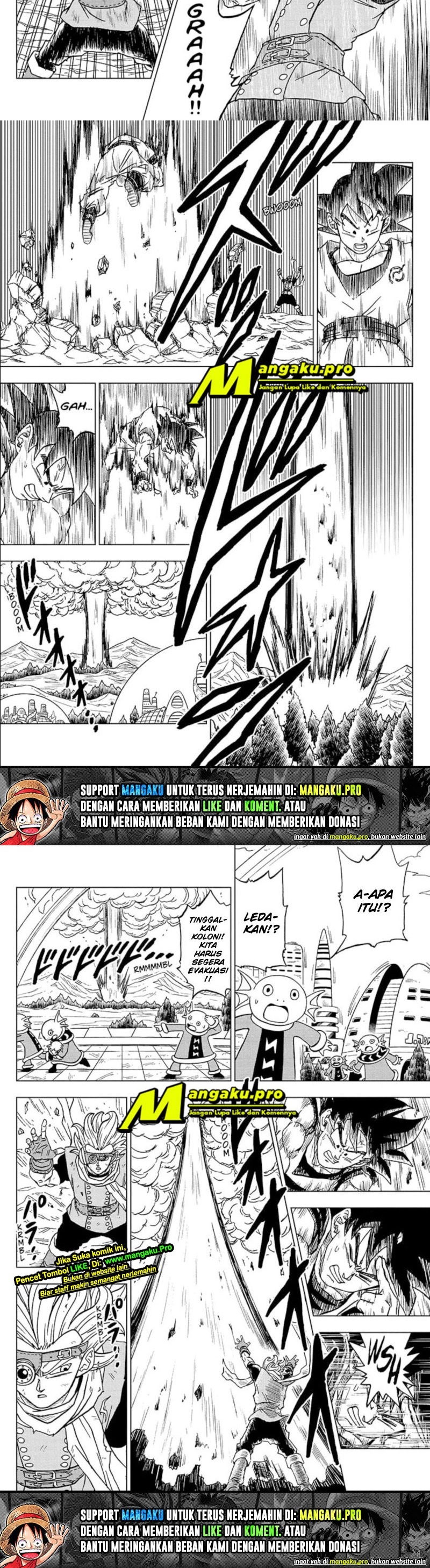 Dragon Ball Super Chapter 73.1 Bahasa Indonesia