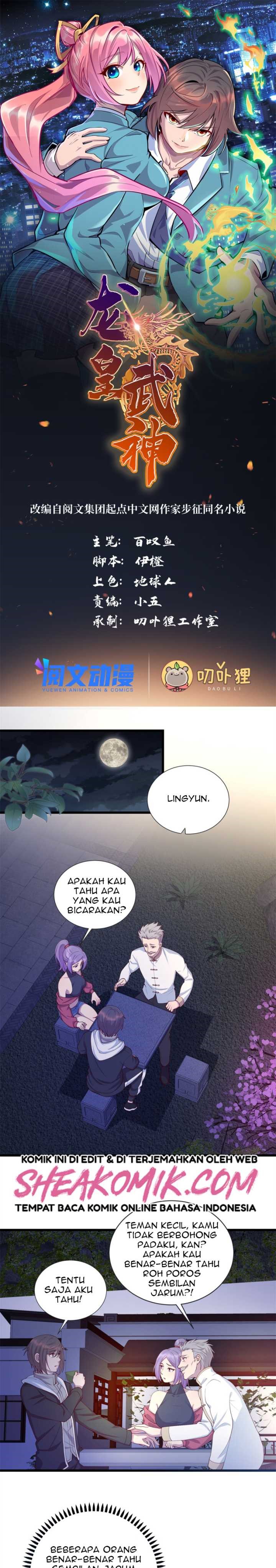 Dragon Emperor Martial God Chapter 27 Bahasa Indonesia