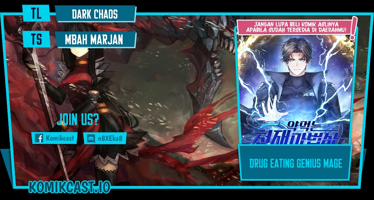 Drug-Eating Genius Mage Chapter 40 Bahasa Indonesia