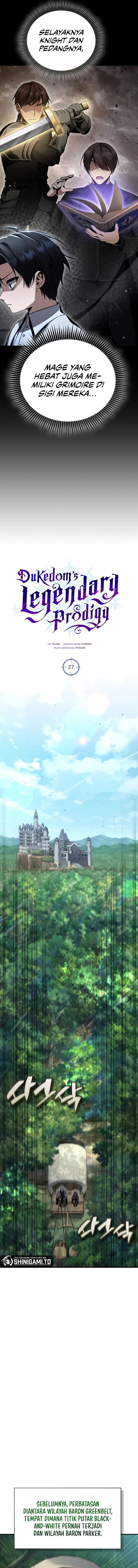 Dukedome’s Legendary Prodigy Chapter 27 Bahasa Indonesia