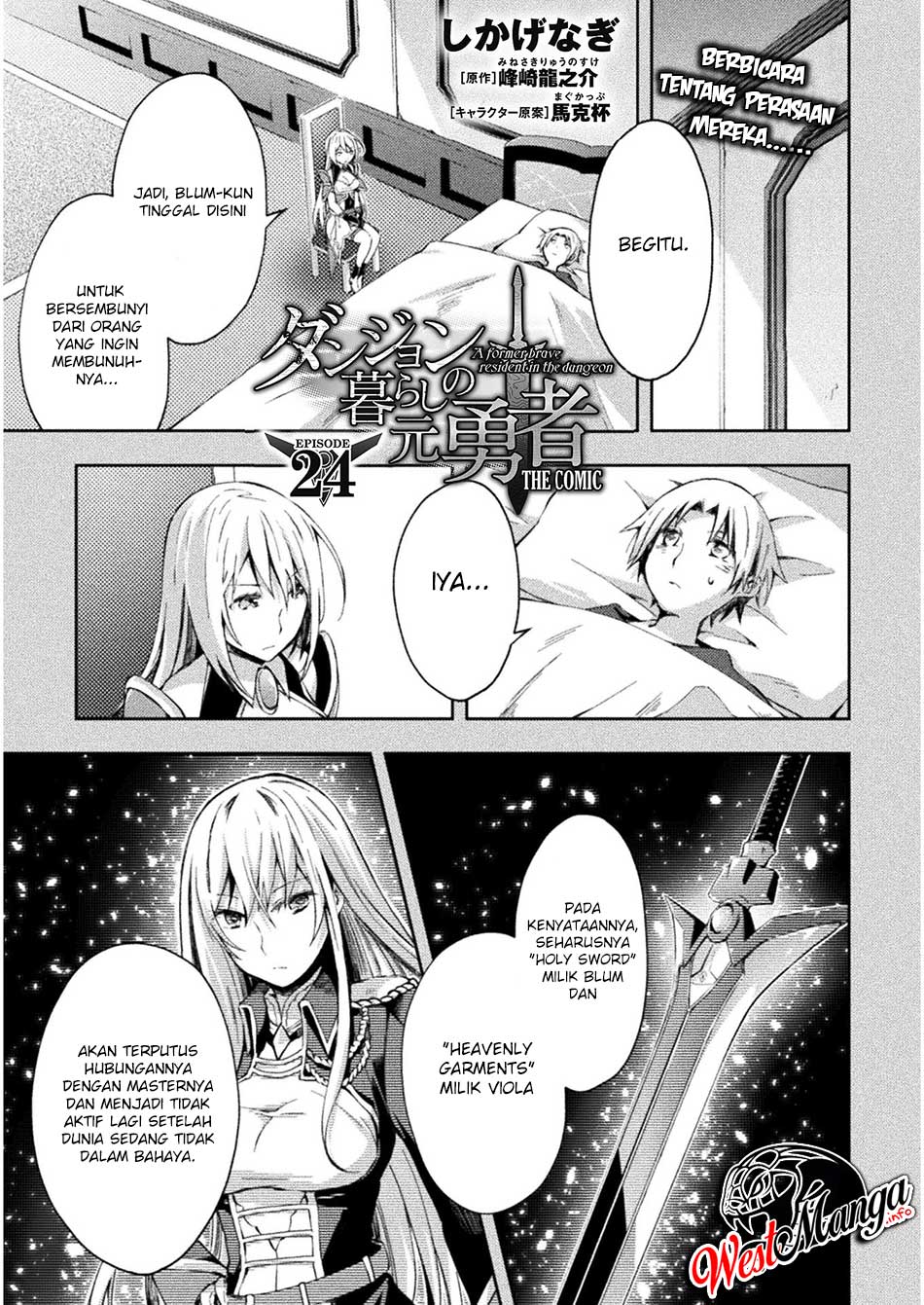 Dungeon Kurashi No Moto Yuusha Chapter 24 Bahasa Indonesia