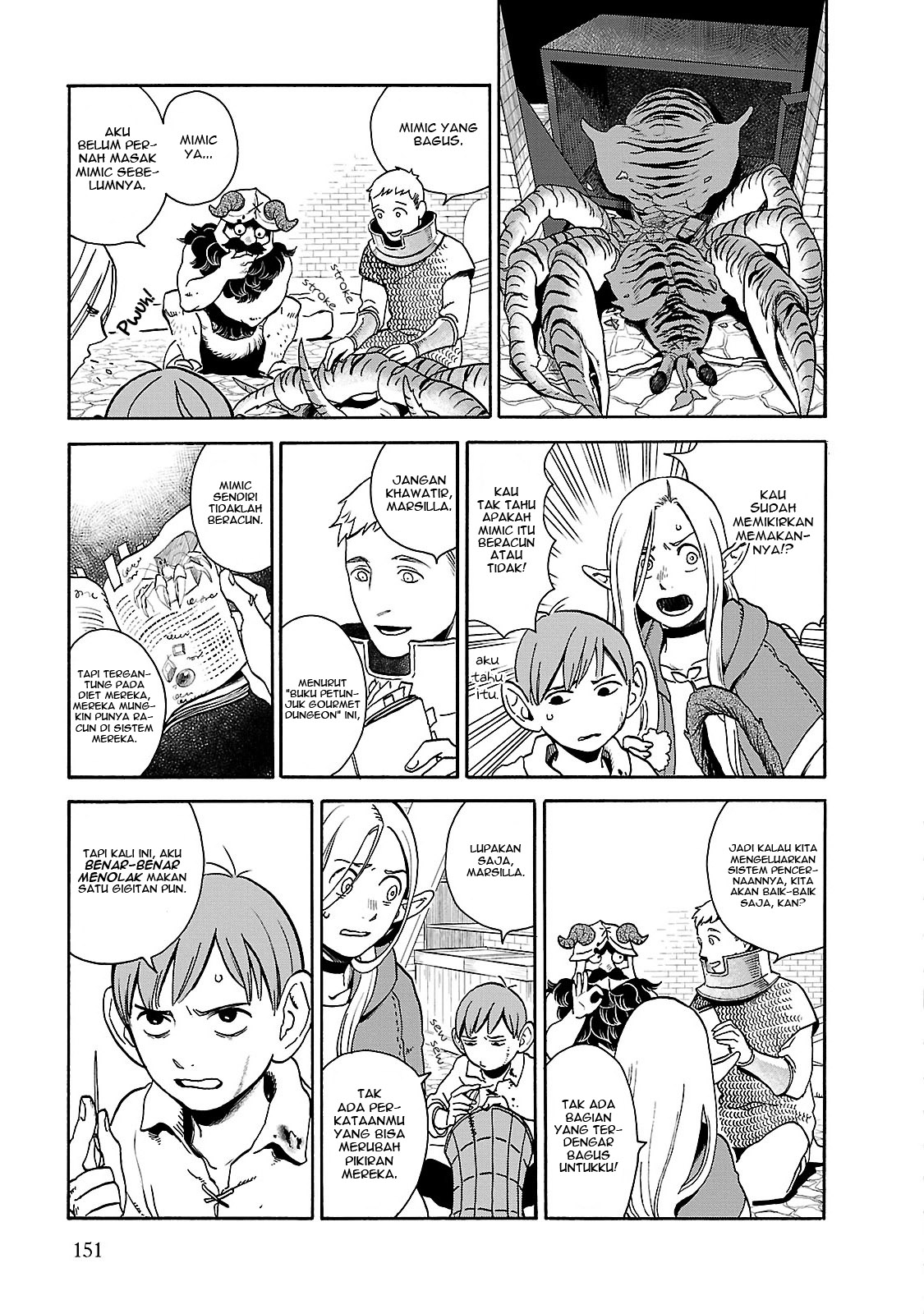 Dungeon Meshi Chapter 13 Bahasa Indonesia