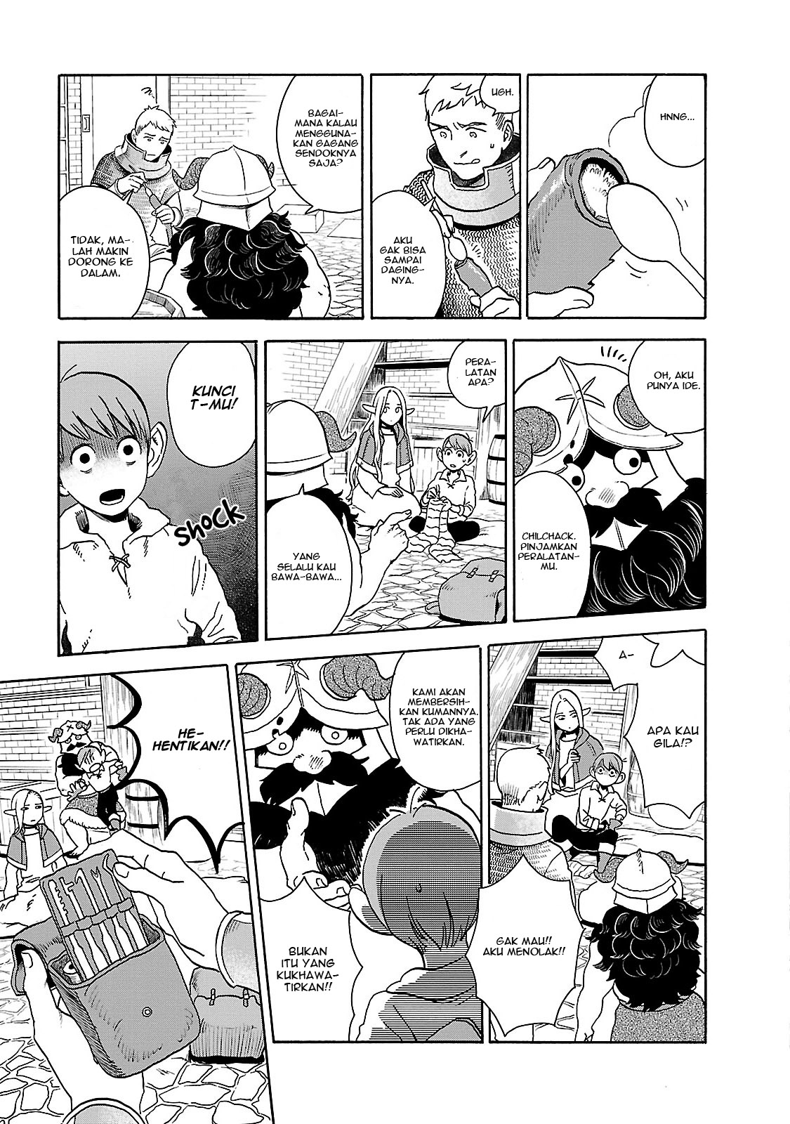 Dungeon Meshi Chapter 13 Bahasa Indonesia