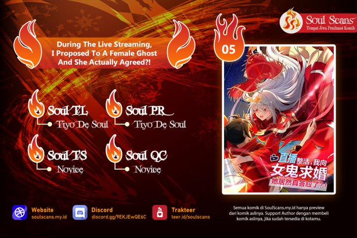 During The Live Streaming, I Proposed To A Female Ghost Chapter 05 Bahasa Indonesia