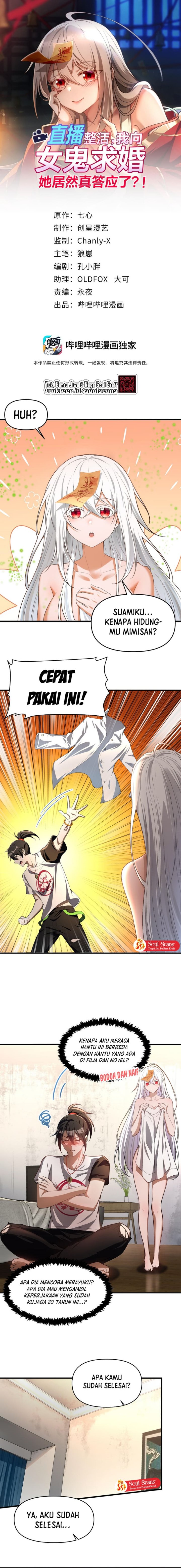 During The Live Streaming, I Proposed To A Female Ghost Chapter 05 Bahasa Indonesia