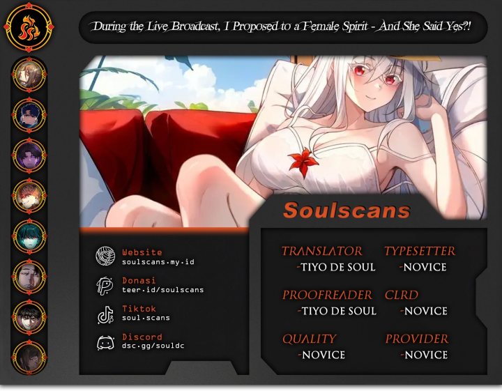 During The Live Streaming, I Proposed To A Female Ghost chapter 15