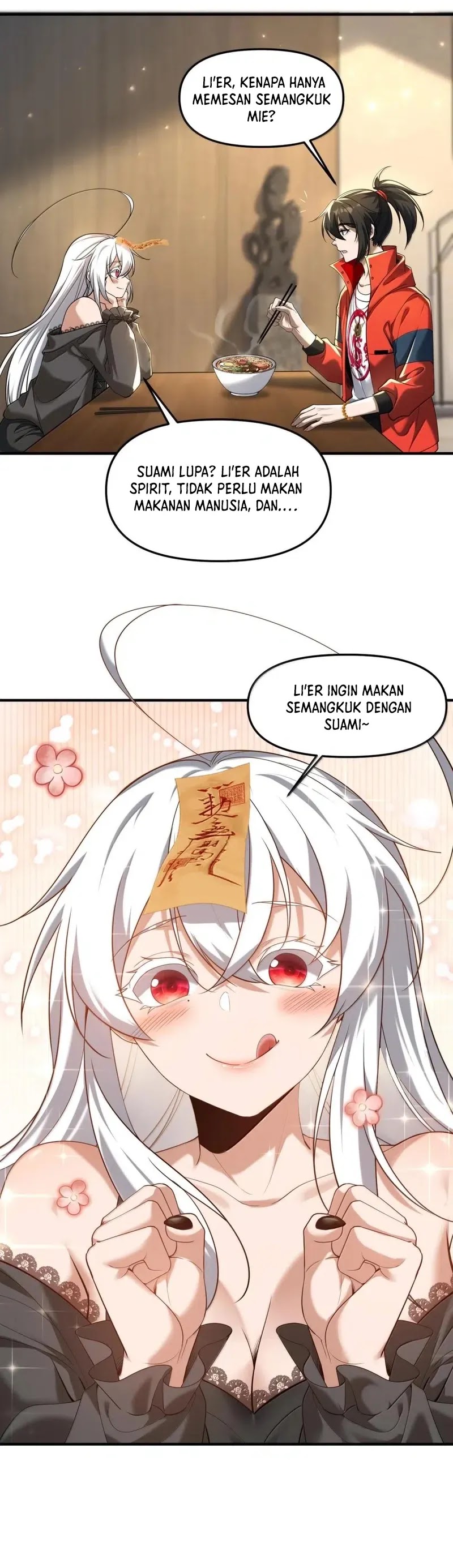 During The Live Streaming, I Proposed To A Female Ghost Chapter 77 Bahasa Indonesia