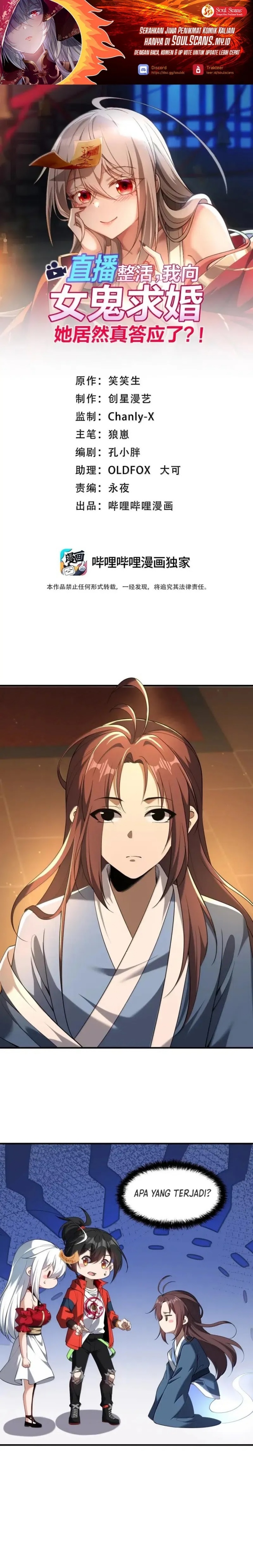 During The Live Streaming, I Proposed To A Female Ghost Chapter 82 Bahasa Indonesia