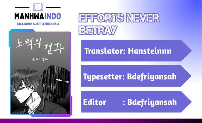 Efforts Never Betray chapter 27