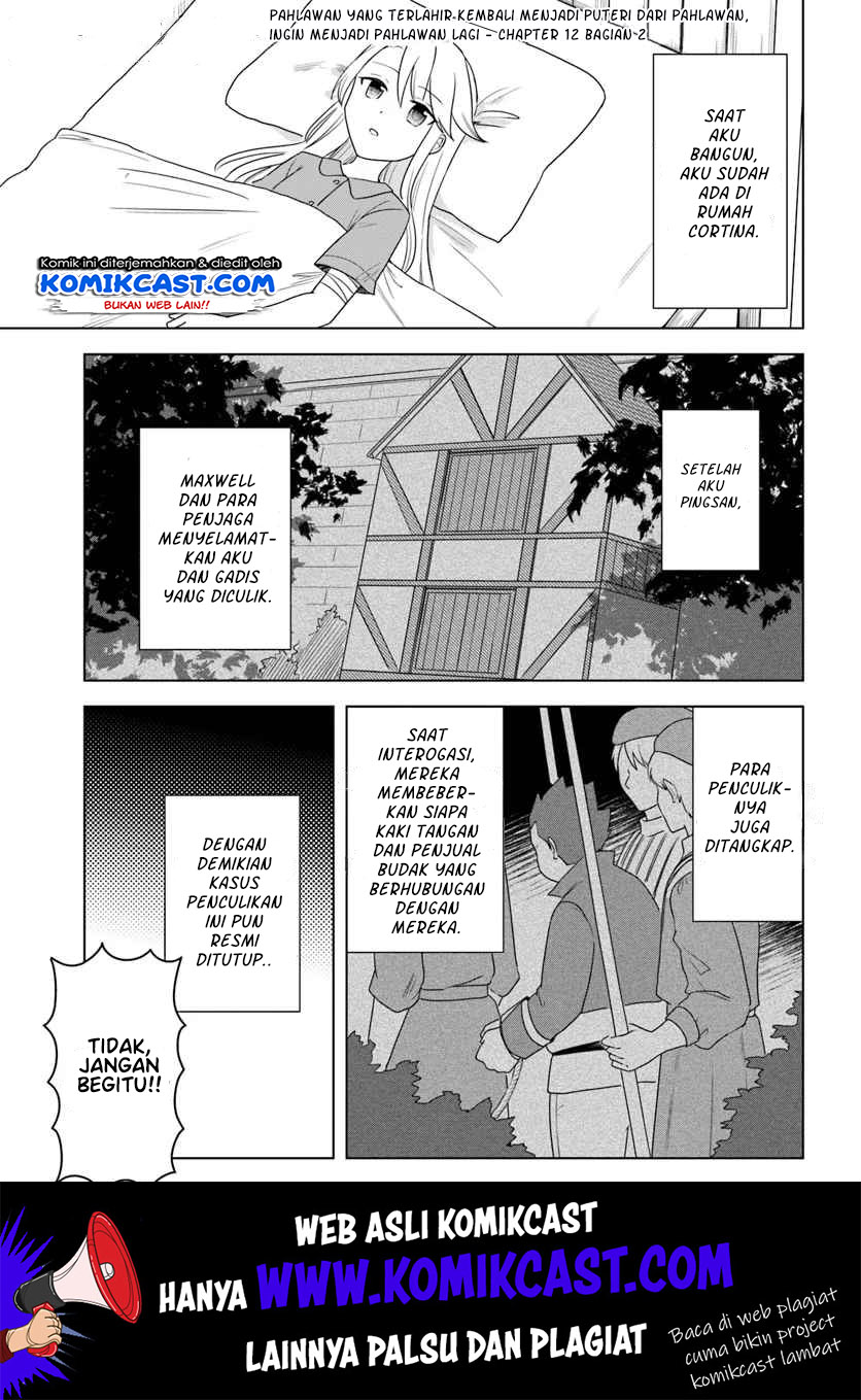 Eiyū no Musume to Shite Umarekawatta Eiyū wa Futatabi Eiyū o Mezasu Chapter 12.2 Bahasa Indonesia