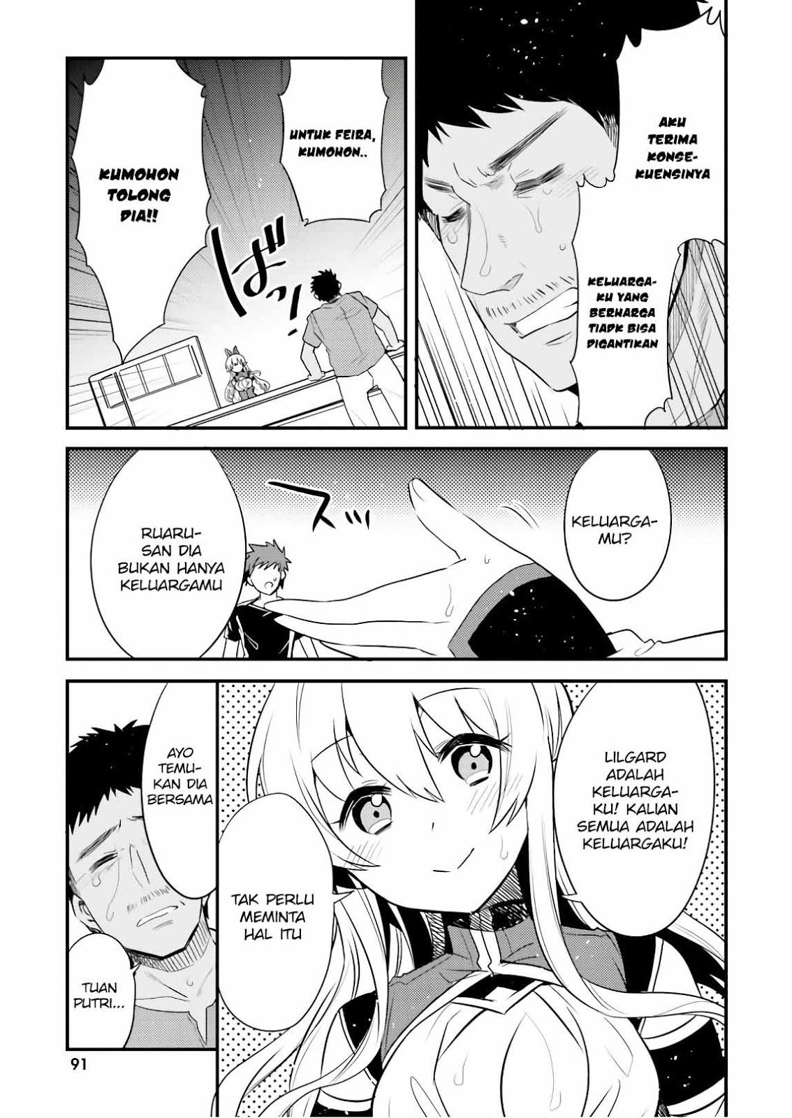Elf Yome to Hajimeru Isekai Ryoushu Seikatsu Chapter 23 Bahasa Indonesia