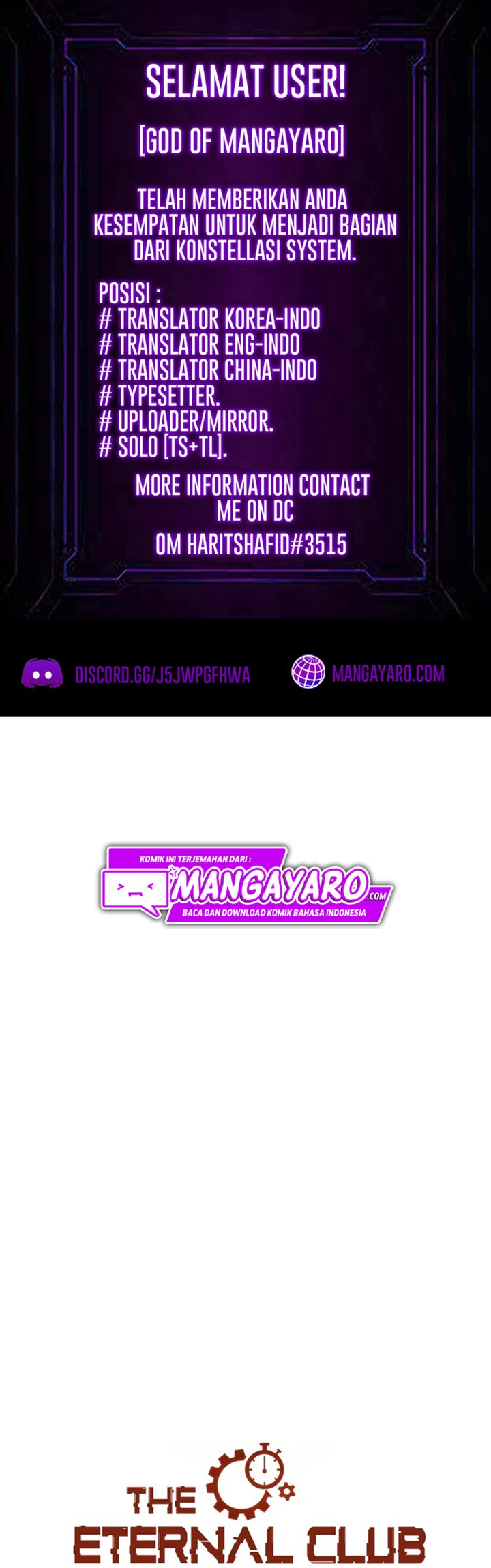 Eternal Club Chapter 91 Bahasa Indonesia
